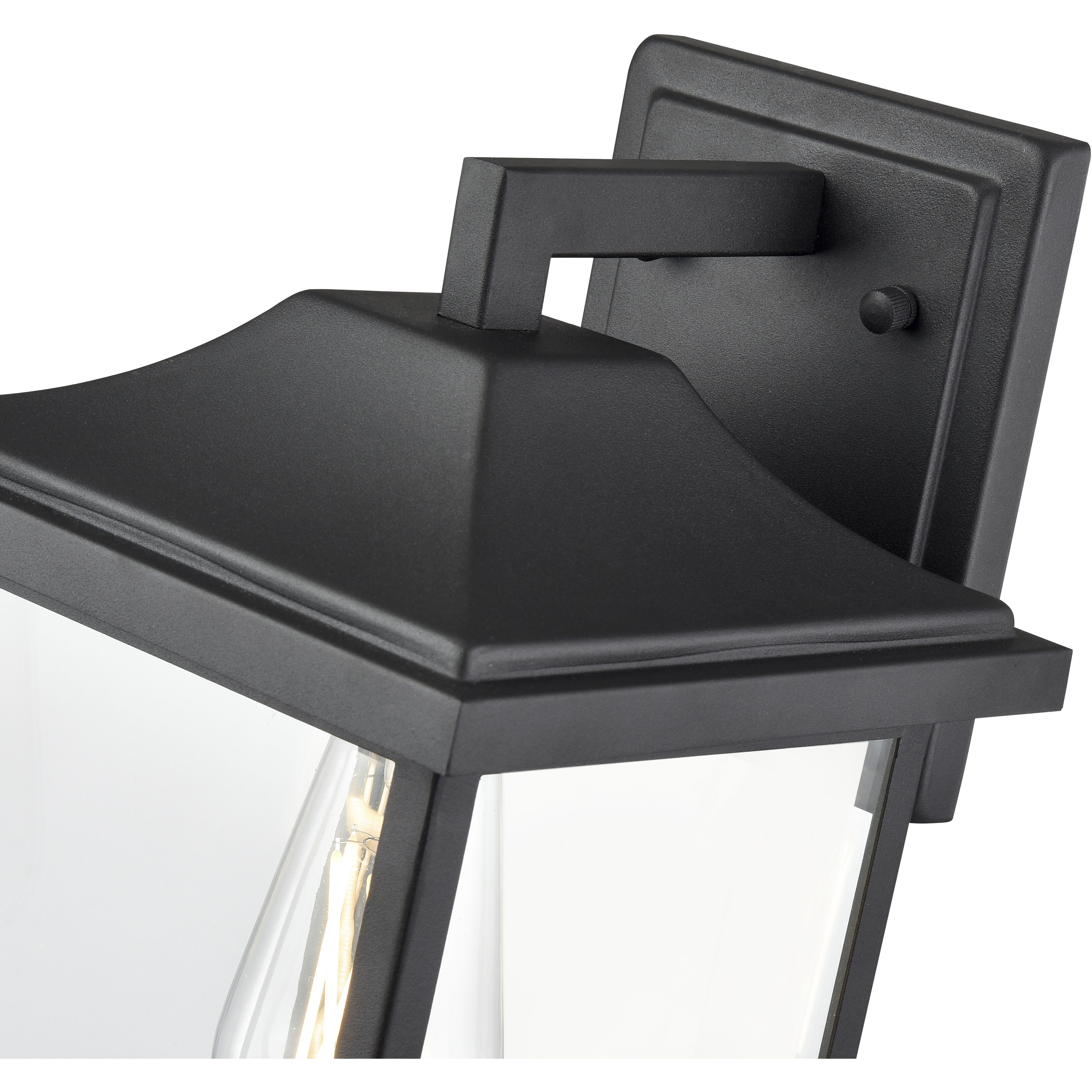 Southgate 1 Light 13.75 inch Textured Black Outdoor Wall Sconce